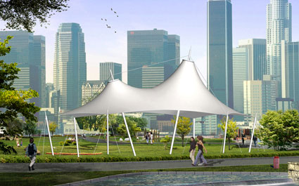 展覽中心膜結構